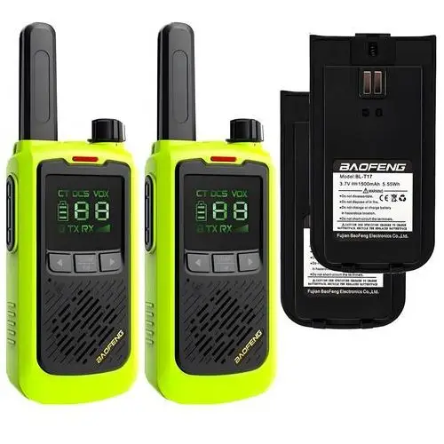 2x Krótkofalówka Baofeng BF-T17 Walkie-Talkie Pmr