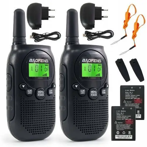 2x Krótkofalówka Baofeng BF-T6 Walkie-Talkie Pmr Panda