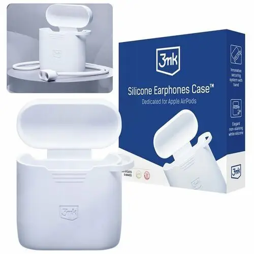 Silicone earphones case etui do słuchawek airpods 2nd gen. 3mk