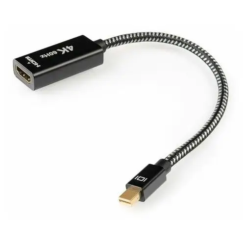 5903031023589 Adapter wtyk mini dp na gniazdo hdmi 4k spmd-h03