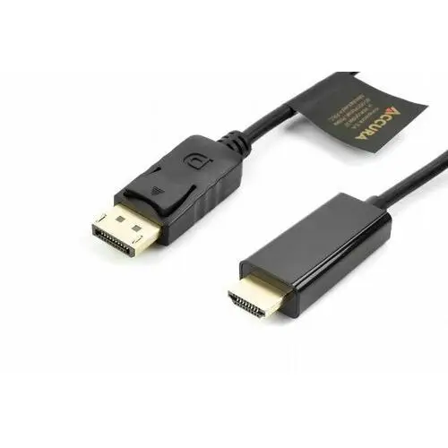 Kabel przewód displayport > hdmi 1.8m czarny Accura