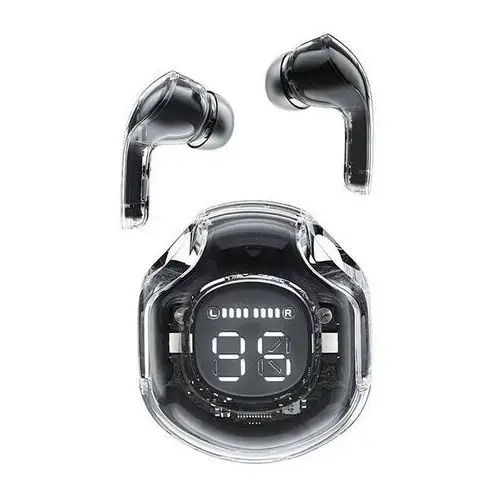 Słuchawki TWS Acefast T8, Bluetooth 5.3, IPX4 (czarne), T8 bright black