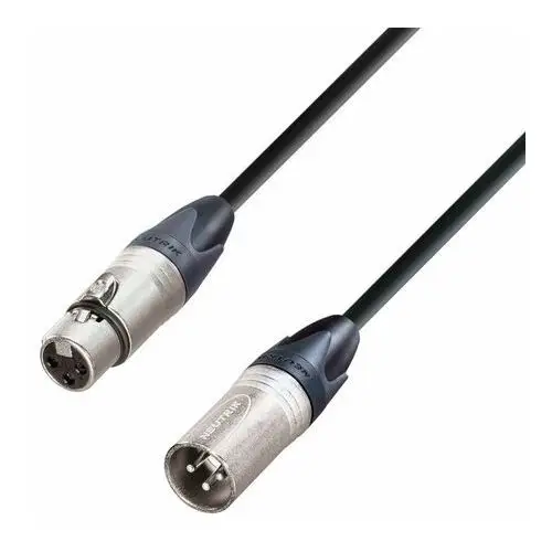 Kabel mikrofonowy Neutrik XLR F - XLR M ADAM HALL, 3 m