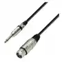 Kabel mikrofonowy XLR F - 6.3 mm Jack ADAM HALL, 3 m Sklep on-line