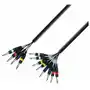 Kabel multicore 4 x 6.3 mm jack – 8 x 6.3 mm jack k3 l8 vp 0500, 5 m Adam hall Sklep on-line