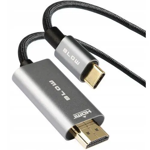 Adapter Kabel Przejściówka Hdmi Usb-c 3.1 4K Macbook Mhl Plecionka 200cm 2m