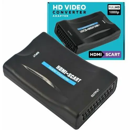 Adapter Konwerter Hdmi Na Do Av Euro Scart