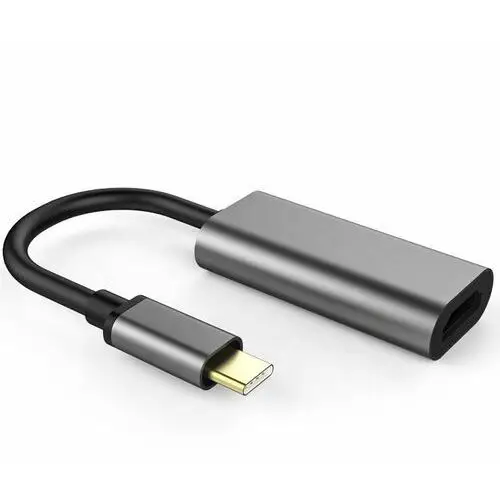 Adapter przejściówka kabel Usb-c Hdmi 4K Szary