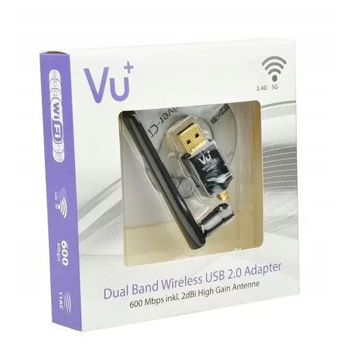 Adapter WiFi na Usb 600Mbps 2,4G/5G Vu+ Oryginał