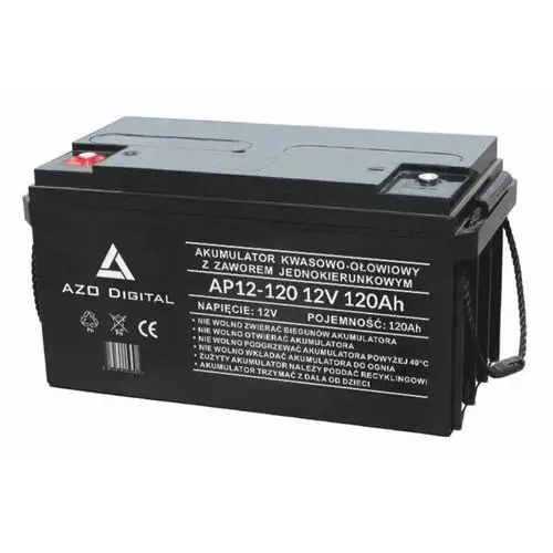 Akumulator Agm 12V 120Ah Azo D