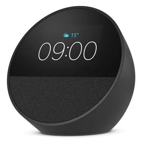 AMAZON ECHO SPOT 2024 OROLOGIO NERO, B0C2S2J7JP