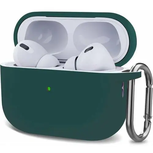 Amazon Etui pokrowiec case apple airpods pro 2 generacji 2022 zielone silikonowe