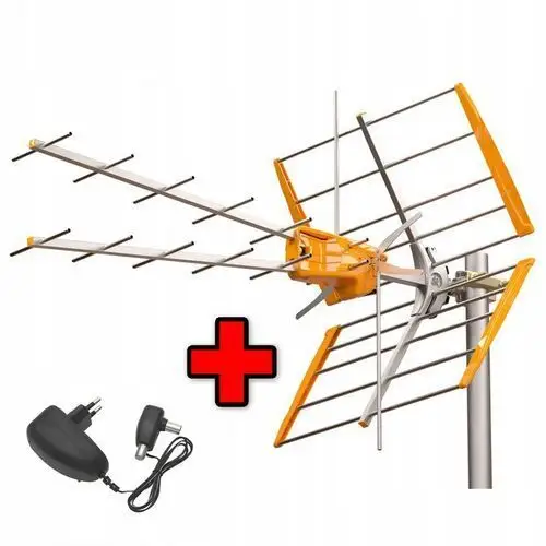 Antena DVB-T2 Televes V+ MIX 149011 Vhf+ Zasilacz