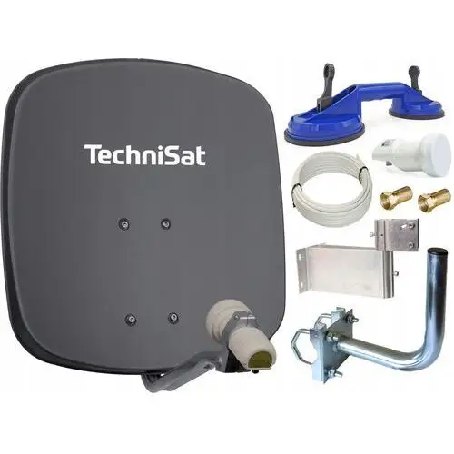 Antena Sat Satelitarna Technisat DigiDish Czasza 45 Przyssawka Camping Tir