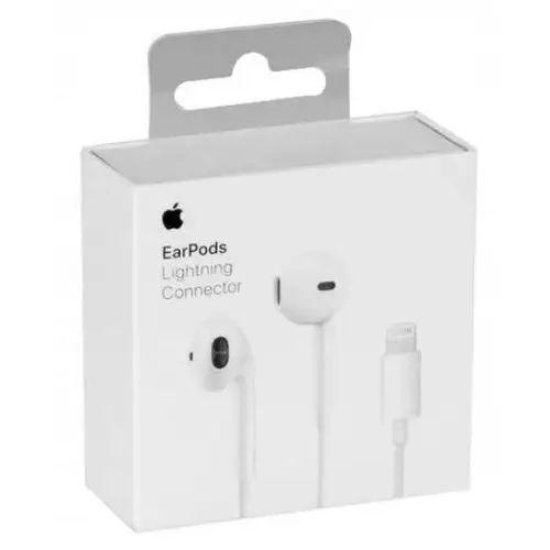 Apple EarPods MMTN2ZM/A Oryginalne Słuchawki Przewodowe Lightning Białe