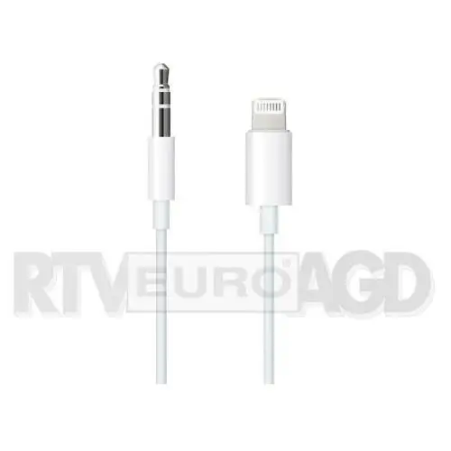 Przewód z lightning na audio 3,5 mm 1,2m mxk22zm/a (biały) Apple