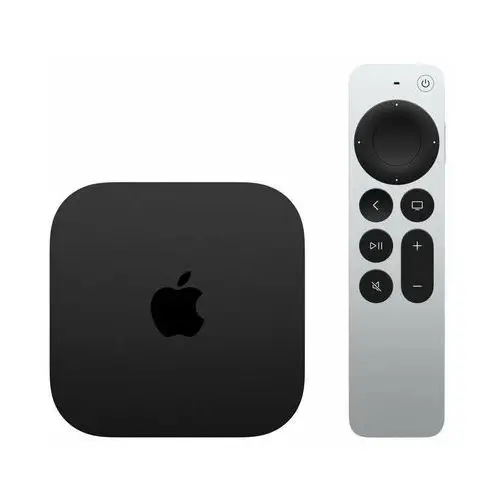 Apple , tv 4k czarny, srebrny 4k ultra hd 64 gb wi-fi