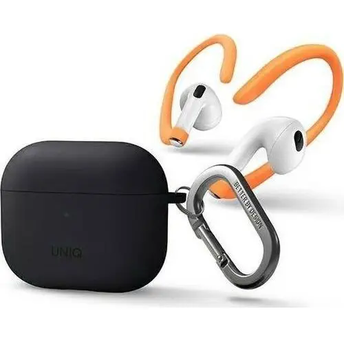 Uniq etui nexo airpods 3 gen + ear hooks silicone szary/grey Apple