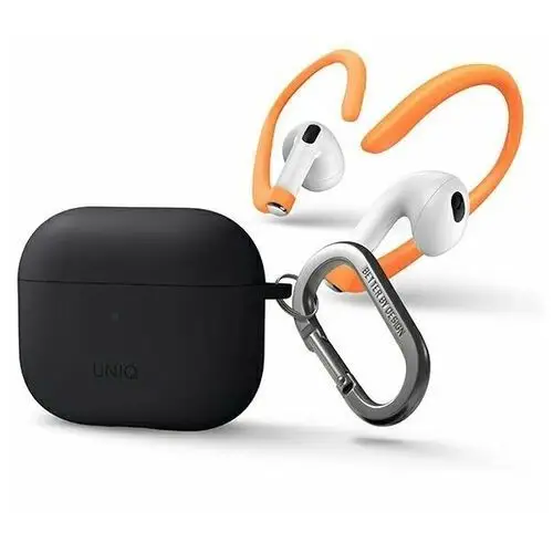 Uniq etui nexo airpods 3 gen + ear hooks silicone szary/grey Apple