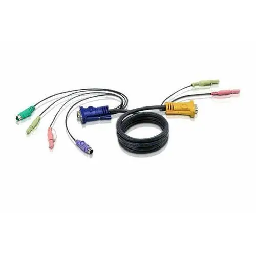 Kabel KVM HDB-15/Audio Combo/2 x PS/2 - SPHD-15/Audio Combo ATEN, 3 m