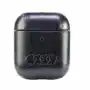 Leather big logo airpods 1/2 cover czarny/black au-ap-gt/d3-bk Audi Sklep on-line