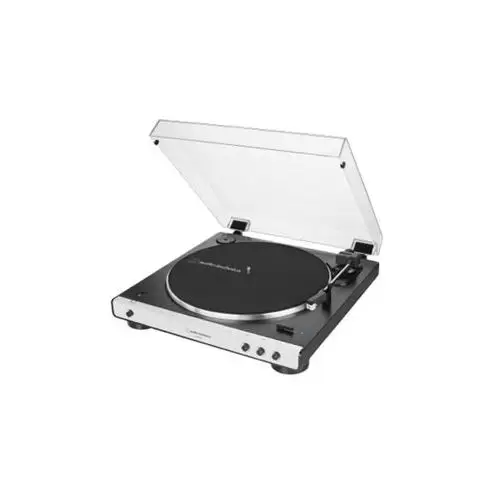 Audio-Technica gramofon AT-LP60xBT, czarny/biały