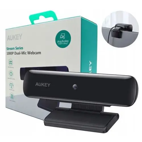 Aukey PC-W1 Kamera internetowa Full Hd 1920x1080 1080p 30fps 2xmikrofony