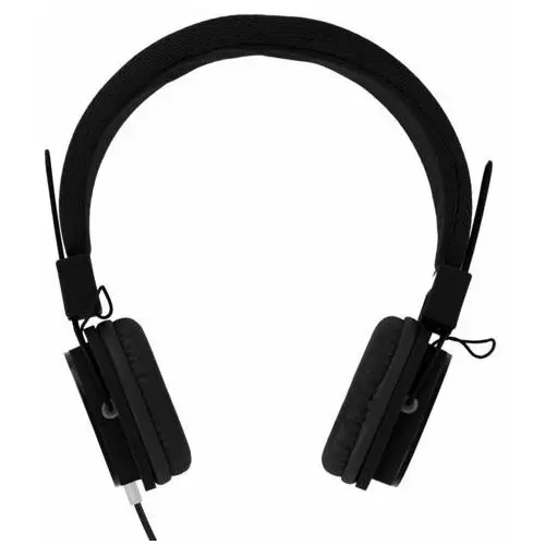 Avizar Bezprzewodowe słuchawki audio y6338 czarne — zintegrowany pilot z mikrofonem na przewodzie