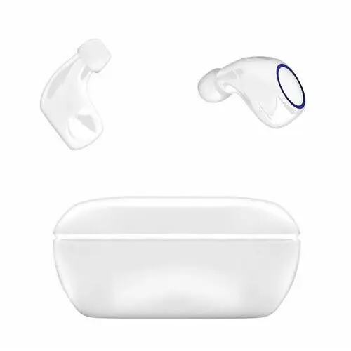Avizar Bezprzewodowe słuchawki bluetooth i etui ładujące touch control 4h — białe