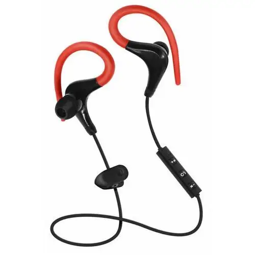 Bezprzewodowe Słuchawki Sportowe Bluetooth Zintegrowane Z Mikrofonem Liniowym W Pilocie Czarny