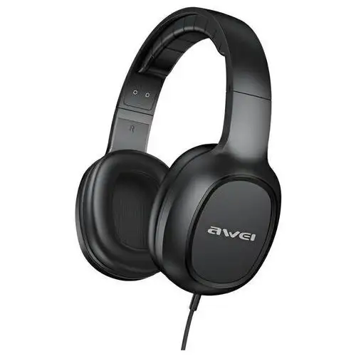AWEI słuchawki nauszne GM-6 jack 3,5mm czarny/black