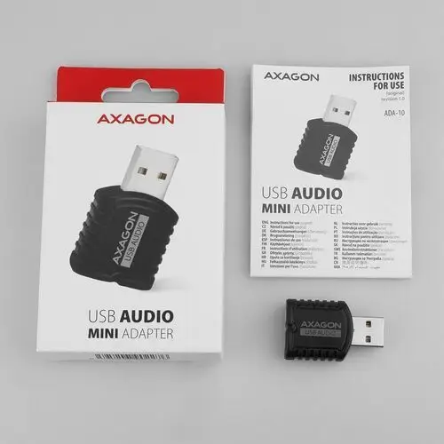 Axago Karta dźwiękowa usb audio (ada-10)