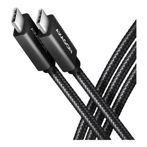 AXAGON BUCM32-CM15A Kabel USB-C - USB-C 3.2 Gen 2, 1.5m, PD 100W, 5A, 4K HD, ALU, oplot, czarny