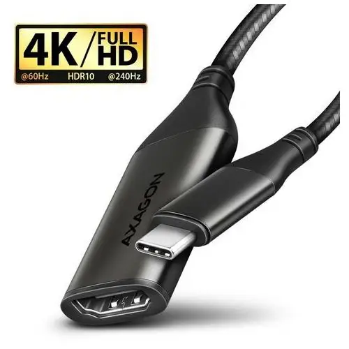 AXAGON RVC-HI2M Adapter USB-C - > HDMI 2.0 4K/60Hz Aluminum, 25cm kabel