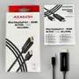 AXAGON RVDM-HI14C2 Konwerter/kabel aktywny Mini DP > HDMI 1.4 kabel 1.8m4K/30Hz, AKAXNHVHI14C201 Sklep on-line