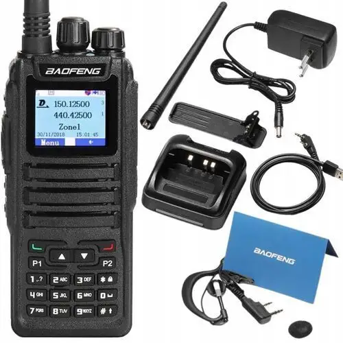 Baofeng DM-1701 radiotelefon Dmr Tier II Vhf/uhf OpenGD77 Kabel Usb