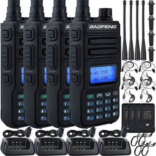 Baofeng P15UV Krótkofalówka Radiotelefon Walkie Talkie Pmr Radio Fm 4szt