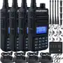 Baofeng P15UV Krótkofalówka Radiotelefon Walkie Talkie Pmr Radio Fm 4szt Sklep on-line