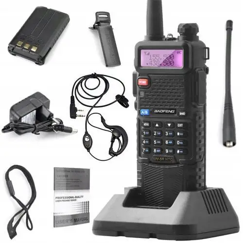 Baofeng UV-5R 8W 3800mAh Krótkofalówka Pmr Radio, Walke Talke, Fm radio