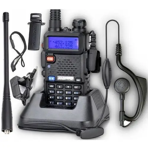 Baofeng UV-5R Krótkofalówka Radiotelefon Walkie Talkie Fm Duobander Pmr
