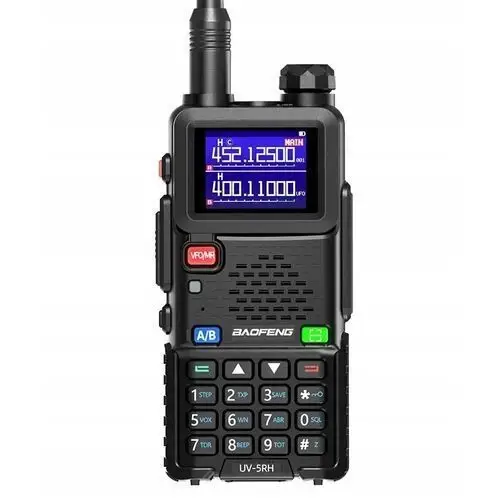 Baofeng UV-5RH 8W z AirBand dwupasmowy radiotelefon 136-174MHz/400-520MHz