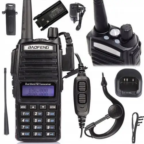 Baofeng UV-82 Htq krótkofalówka do nasłuchu, Pmr, Uhf/vhf, Radio Fm