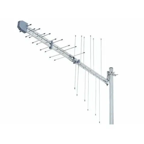 Barczak electronics Antena 2log ze wzmacniaczem, gniazdem f i filtrem lte, polaryzacja pozioma/pionowa