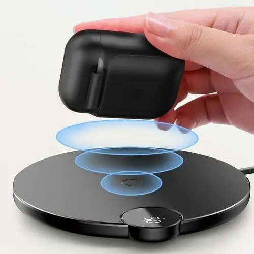 FUTERAŁ NA SŁUCHAWKI BASEUS WIRELESS CHARGING AIRPODS CASE BLACK