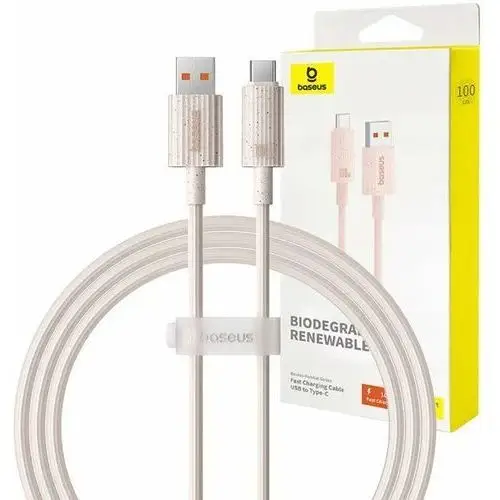 Kabel USB Habitat 100W 1m różowy Przewód do telefonu USB-C