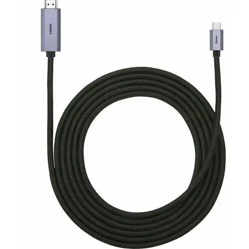 Wkgq010201 usb-c do hdmi, 4k, 3m (czarny) Baseus