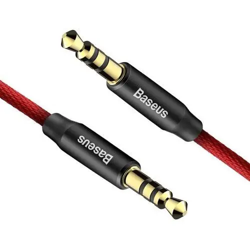 Baseus Yiven M30 kabel audio mini Jack 3.5mm 1m czerwony - Czerwony