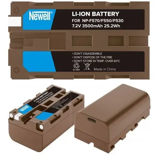 Bateria Aku. Newell Do Sony NP-F570 NP-F550 Kamery Sony I Lampy Led Usb-c