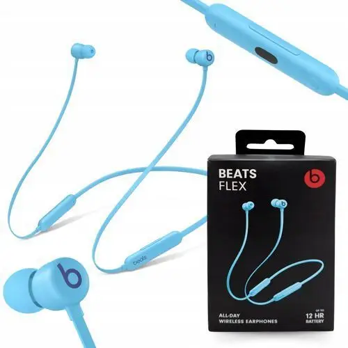 Beats Flex Słuchawki bezprzewodowe dokanałowe Bluetooth Yuzu Blue Niebieski