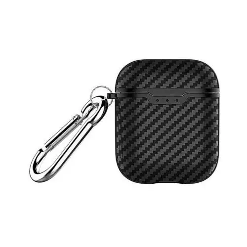 Beline Etui na słuchawki carbon do apple airpods 1/2 czarny